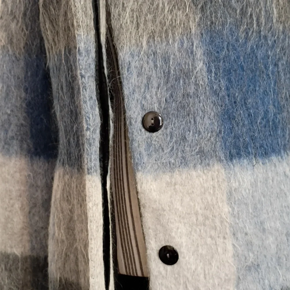 Isabell Super Soft Wool Blend Button Front Winter Coat Fits Size M NEW